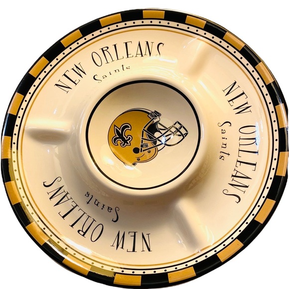 Gameday 2 Chip And Dip | New Orleans Saints By The Memory Company Who Dat! - Picture 2 of 6